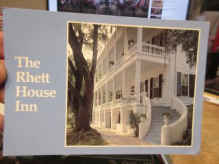 Vintage Old South Carolina Postcard Beaufort Rhett House Inn Mansion Home Hotel