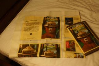 Smokey Bear Fabric Book Panel To Sew And Quilt