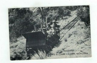 Mt Bozeman Montana Vintage Post Card Lewis & Clark Cavern Tramway