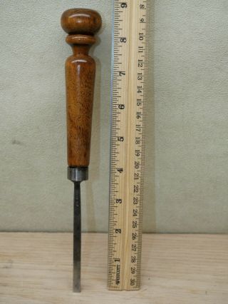 Old Wood Carving Tools S.  J.  Addis 1/4 " Straight Wood Carving Chisel