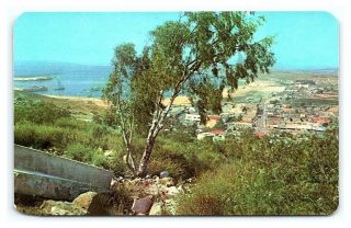 Vintage Postcard Panoramic View Of Ensenada B.  C.  Mexico C16