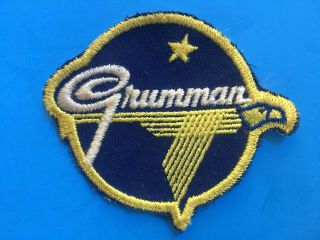 Vintage Grumman Embroidered Logo Patch Nasa Contractor/employee Lunar Module