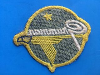 Vintage GRUMMAN Embroidered Logo Patch NASA Contractor/Employee Lunar Module 2