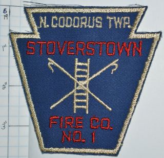 Pennsylvania,  North Codorus Twp Fire Company 1 Stoverstown Vintage Patch