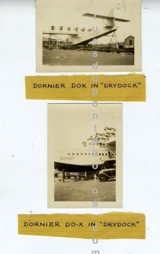 A Rare Snapshots Of The Dornier Do X Flying Boat