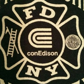 Fdny Nyc Fire Department York City Polo Shirt Con Edison Xl Manhattan