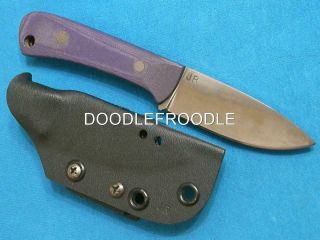 Custom " Jr " Tactical Psk Drop Point Hunting Skinning Survival Knife Knives Caping