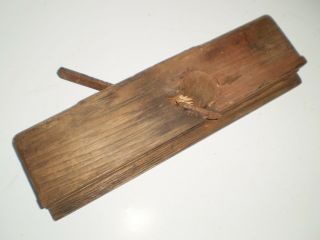 Vintage Wood Molding Plane 7/8 " Iron 10 " Long