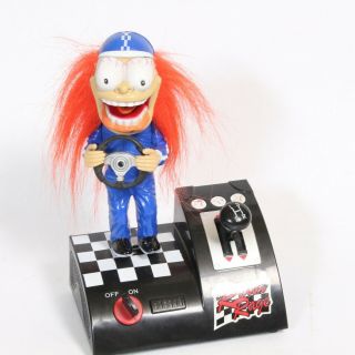 Gemmy Animated Road Rage Racer Blue With Wild Driver And Sound Effects