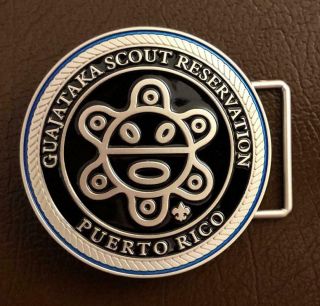 Boy Scouts Of America Guajataka Camp Puerto Rico Belt Buckle