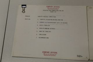 Rockwell International Company Official Documents 1987 Space Nasa