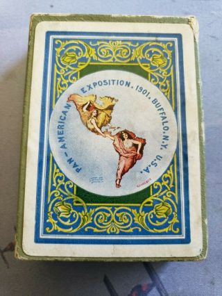 Pan American Exposition 1901 Playing Cards Antique Historical Photos
