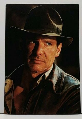 Harrison Ford Indiana Jones And The Last Crusade Movie 1989 Postcard G20