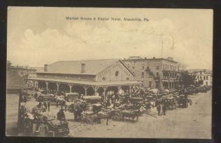 Postcard Meadville Pennsylvania/pa Early 1900 