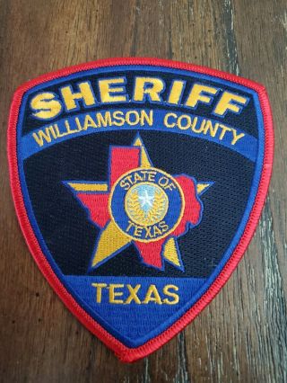 Williamson County Sheriff Texas Old Style Shoulder Patch.