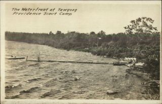 Boy Scout Camp? Yawgoog Providence Scout Camp C1915 Real Photo Postcard 1