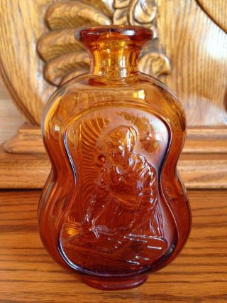 5 Printing Daughters Of The American Revolution Glass Bottle Dar Amber