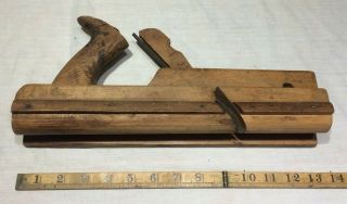 Antique Wooden Moulding Plane / Vintage Woodworking Tool