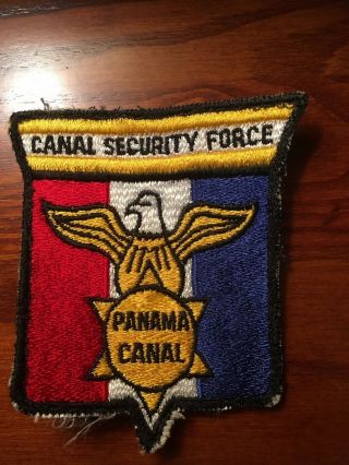 Panama Canal Zone Security Force Patch -.  C.  1979