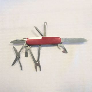 Swiss Army Knife.  Victorinox,  Officer " Suisse " Multitool With (17) Functions