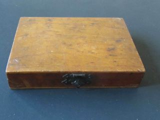 Vintage Auger Drill Bit Wood Box Only