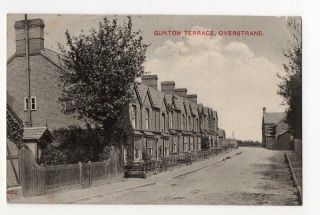 Pc Overstrand Gunton Terrace Nr Cromer Becketts Series Norfolk 1909