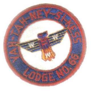 Vintage Yah - Tah - Ney - Si - Kess Lodge No.  66 Boy Scout Patch