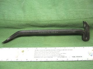Vintage Crate Hammer/pry Bar - St.  Paul & Tacoma Lumber Co.  Main - 6181 Phone