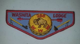 Boy Scout Oa 288 Washita F2b Lodge Flap