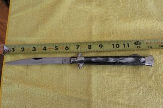 Vintage Italian Stiletto Knife 13 Inch 0pen