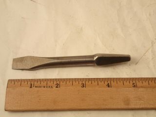 Vintage Irwin Tool Co.  1/2  Wide Flat Tip Screwdriver For Hand Bit Brace
