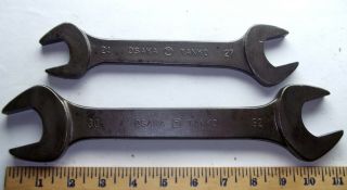 Osaka Tanko,  Huge Open End Wrenches,  Metric,  32mm X 30mm & 27mm X 24mm_2022/3