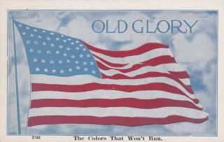 World War 1 Patriotic Us Flag " These Colors Don 