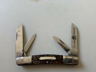 Old Vintage John Primble Belknap Hdw 5514 Star Congress Knife Cool Knife