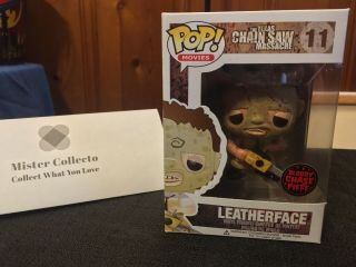 Funko Pop The Texas Chainsaw Massacre Leatherface 11 Extra Bloody Custom Chase