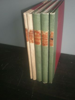 5 Antique Architecture Books,  Early 1900 