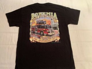Bohemia Fire Department Suffolk County Long Island NY T - Shirt Sz L FDNY 6