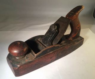 Vintage Stanley Liberty Bell No.  135 Transitional Smoothing Plane Type 12 Wood