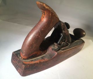 Vintage Stanley Liberty Bell No.  135 Transitional Smoothing Plane Type 12 Wood 3
