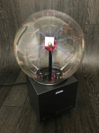 Eye Of The Storm Plasma Globe Lamp By Rabbit Systems 1987 E - 6000