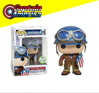 Funko Pop 219 Captain America Marvel Avengers Collectible Figure
