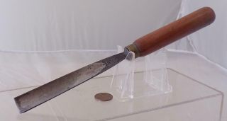 J.  B.  Addis & Sons Wood Carving Tool Chisel 6 Sweep 5/8 " Cut 9.  25 " Long