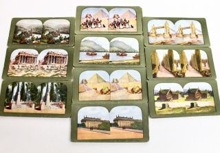 99 Antique Vintage Circa 1900 Stereoview Cards T.  W.  Ingersoll Germany York