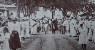 Mexico Postcard - Jose M.  Tapia Photo - 1908 Orduna - Animated Calle Principal