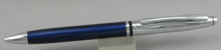 Cross Blue W/chrome Cap Ballpoint Pen - Lewis & Clark Class Of 2015