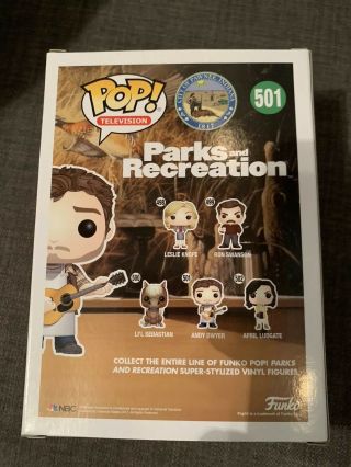 Funko POP Television 501 Parks and Recreation ANDY DWYER 4
