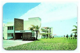 Vintage Postcard Palmcrest Apartments Motel Miami Beach Florida 1950s H6