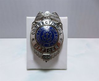 Vintage State Of Rhode Island Correctional Officer Prison Guard Badge