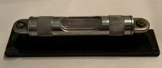 Vintage 6” Machinist Level With Perpendicular Level