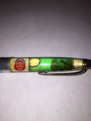 Vintage Dubble Bubble Floaty Mechanical Pencil Secretary Pen Co Union Nj Usa